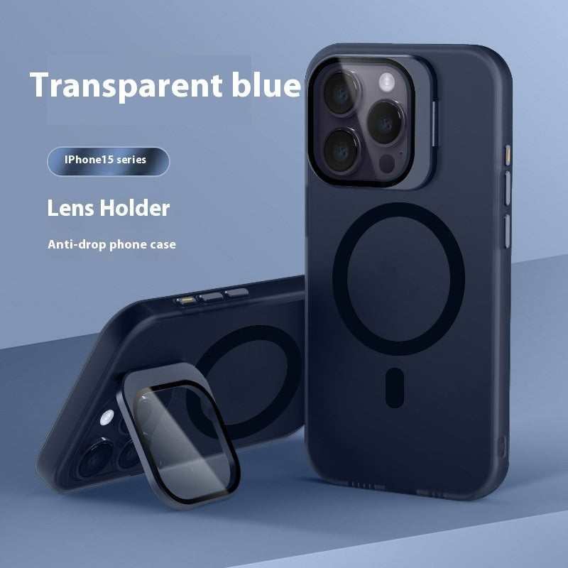 Lens Bracket Magnetic Drop-resistant Phone Case - Ectron Online