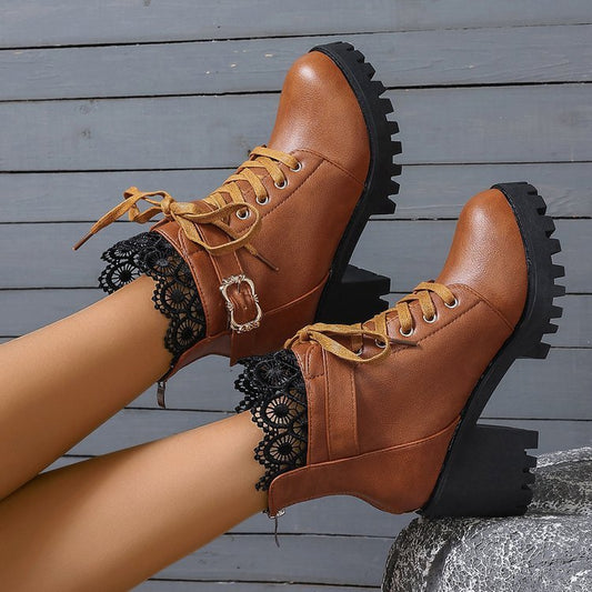 Korean Style Plus Size Short Boots - Fall/Winter Fashion Fall Winter Fashion Korean Style Plus Si | Ectron Online