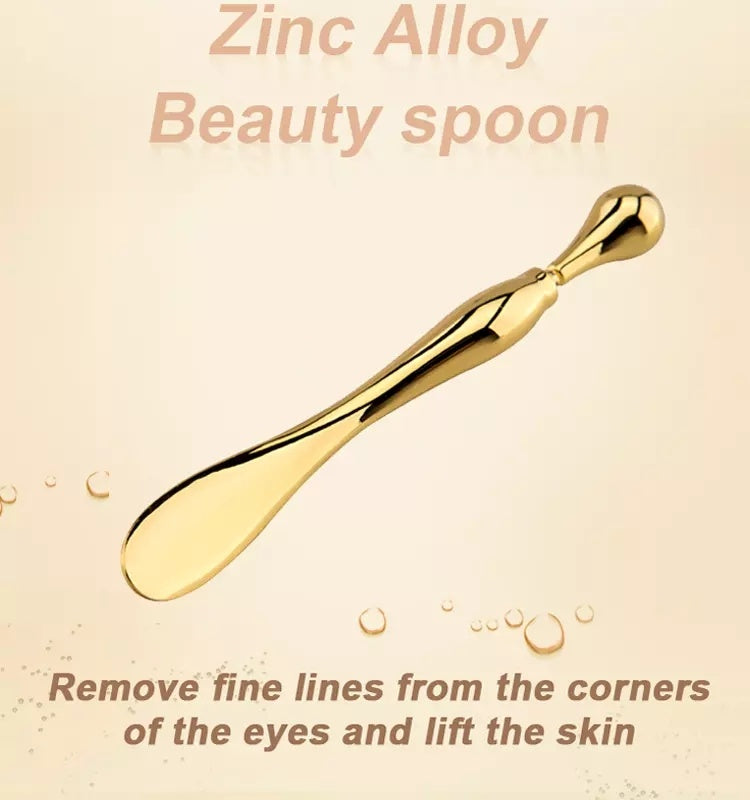 Eye Cream Stick Roller For Face Metal Spatula Puff Applicator Eye Cream Massager Facial Cream Massage Sticks Eye Metal Makeup Spatula Eye Wand 10cm - Ectron Online
