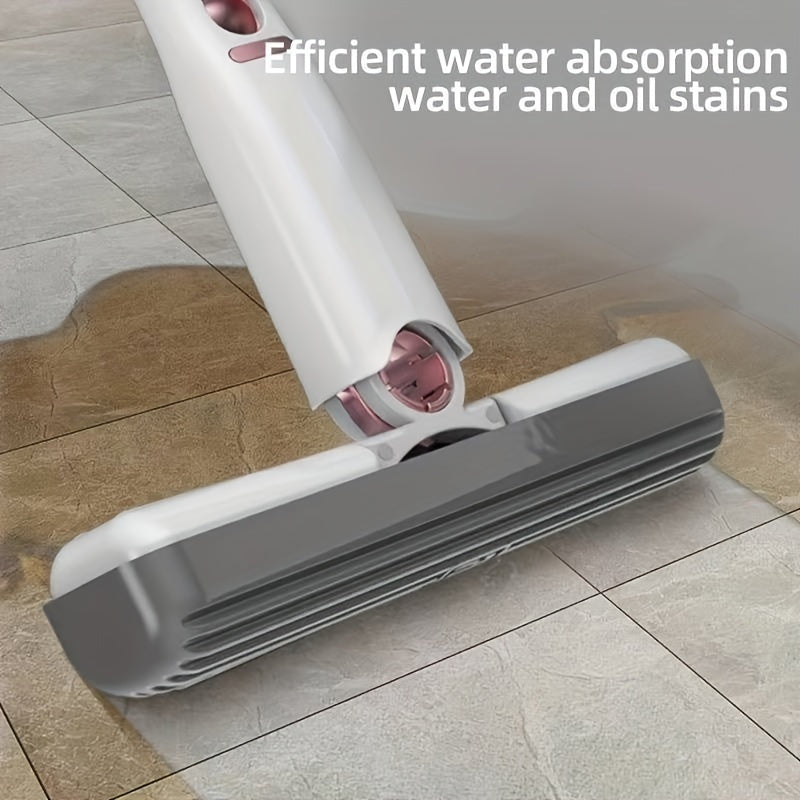 New Portable Self-NSqueeze Mini Mop, Lazy Hand Wash-Free Strong Absorbent Mop Multifunction Portable Squeeze Cleaning Mop Desk Window Glass Cleaner Kitchen Car Sponge Cleaning Mop Home Cleaning Tools - Ectron Online