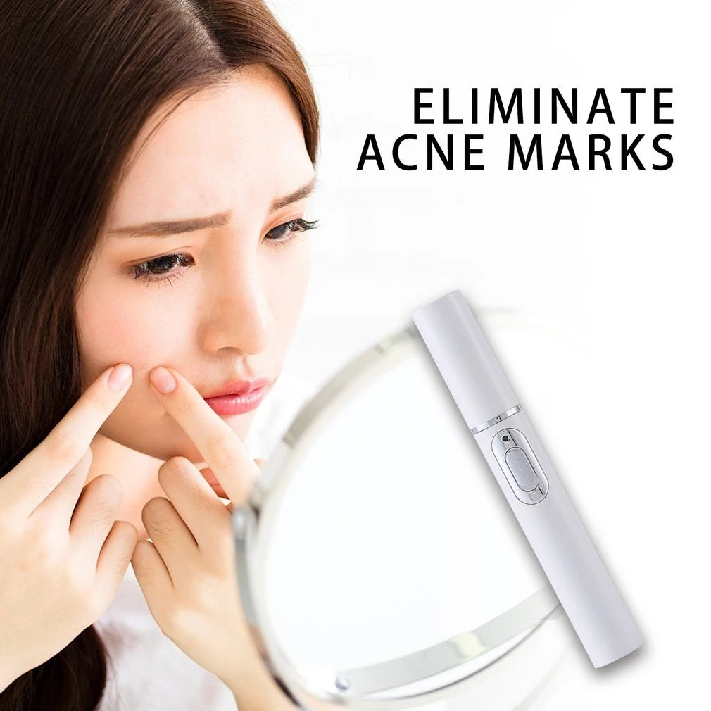 Blue Light Therapy Acne Laser Pen Soft Scar Wrinkle Removal Treatment Device Skin Care Beauty Equipment - Ectron Online