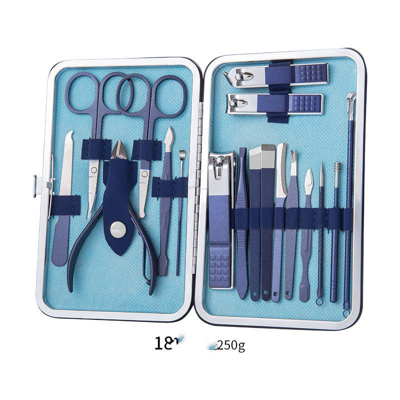 Professional Scissors Nail Clippers Set Ear Spoon Dead Skin Pliers Nail Cutting Pliers Pedicure Knife Nail Groove Trimmers - Ectron Online