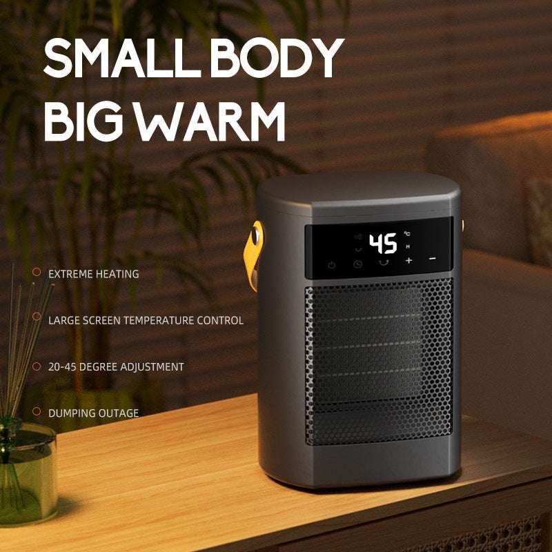 Small Oscillating Warm Air Blower Heater with Remote Control