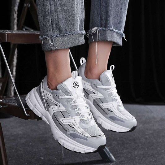 Men’s Thick-Soled Casual Sneakers – Breathable & Comfortable