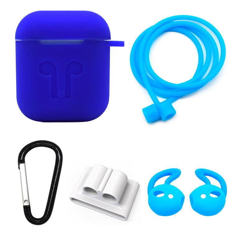 Compatible with Apple, Applicable airpods thick bluetooth headset charging box anti-fall silicone storage box - Ectron Online