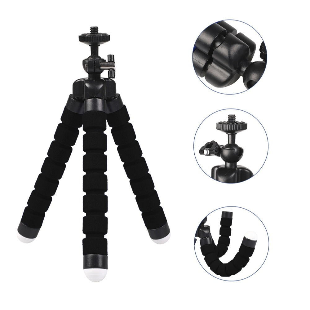 Flexible Small Octopus Mount Mini Tripod Bluetooth Remote Stand Holder I Phone - Ectron Online