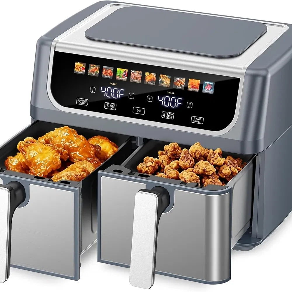 9.5 Quart Dual Basket Air Fryer | Double Basket with Sync Mode
