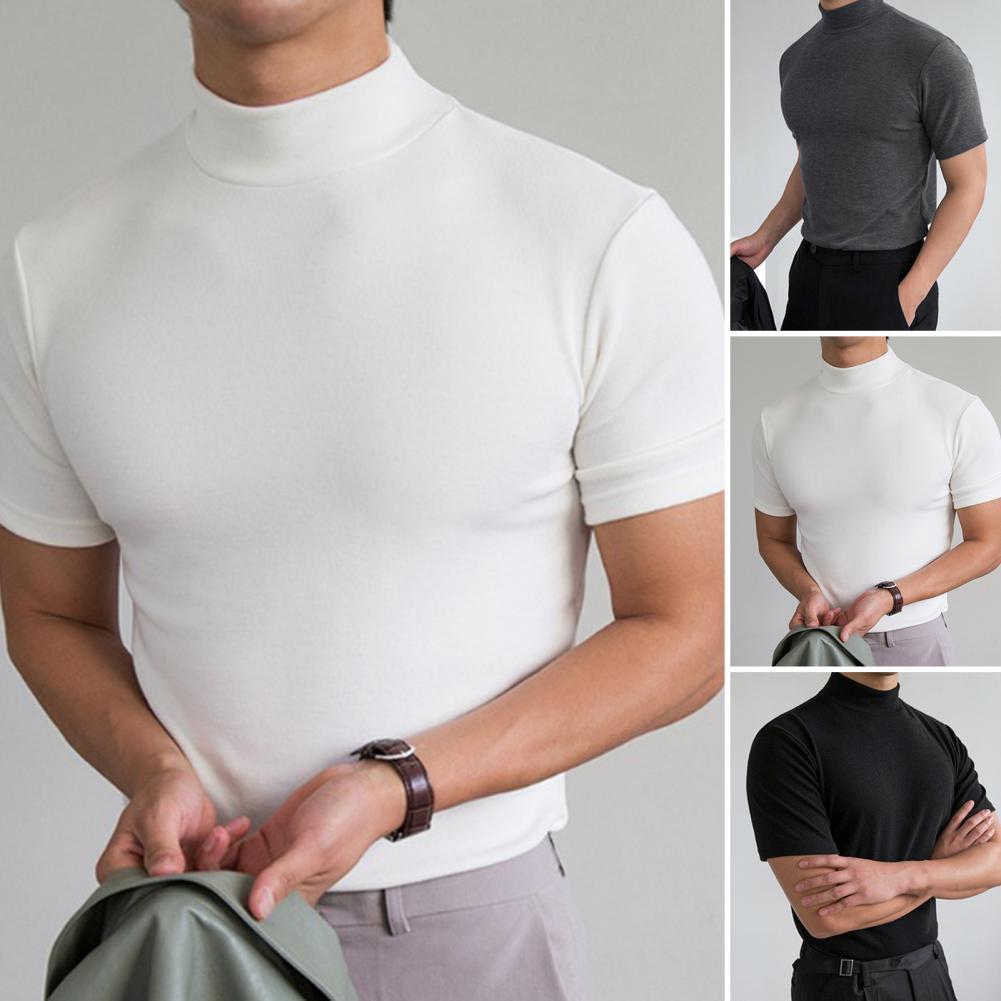 Men's Straight Half T-Shirt Student Wear