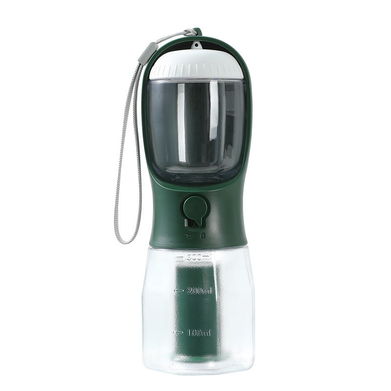 Dog Water Cup Drinking Food Garbage Bag Three-in-one Portable Small Multi-functional Pet Cups Pets Supplies - Ectron Online