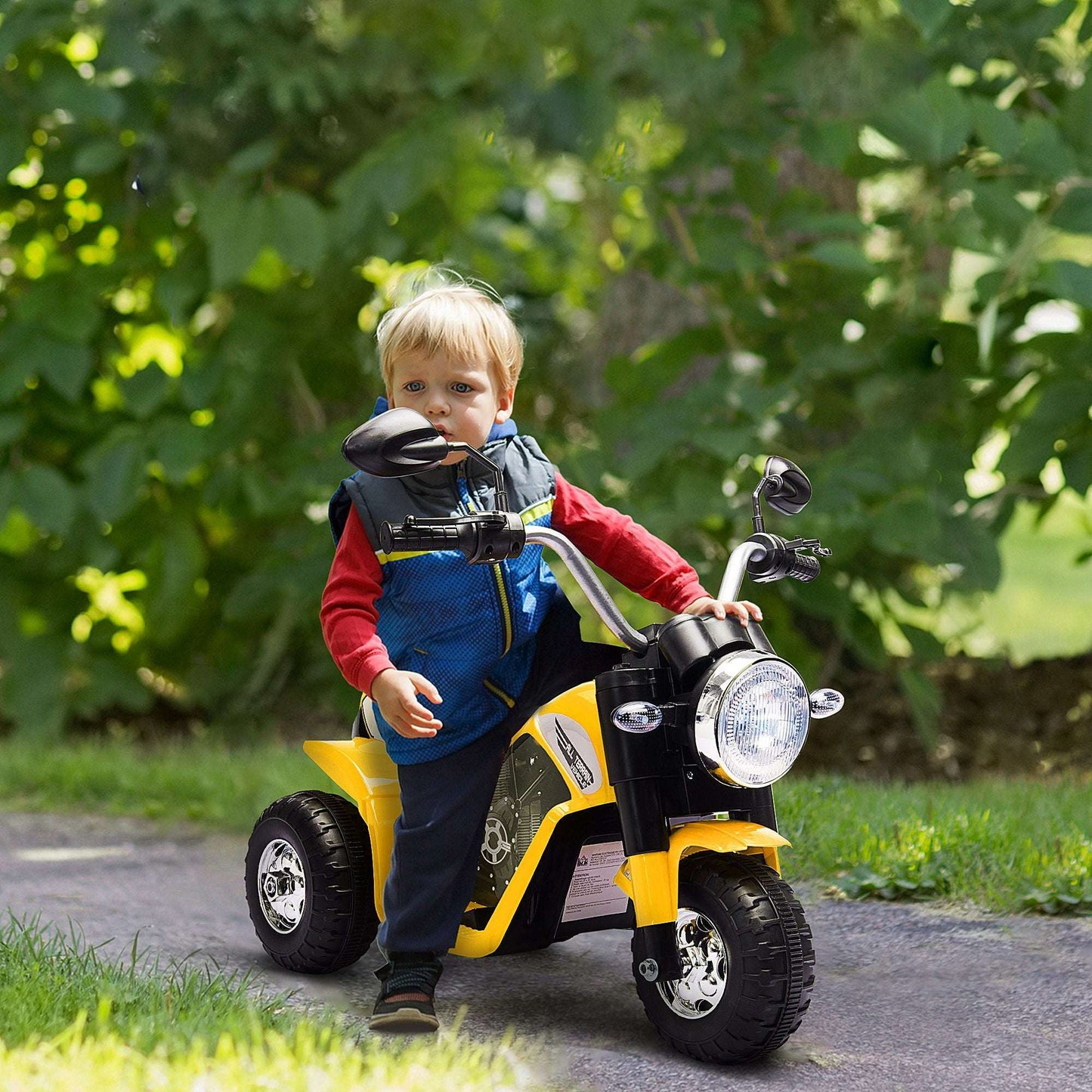 12V Kids Electric Motorcycle - 3-Wheel Ride-On with Headlights Electric Motorcycle for Kids | Ectron Online