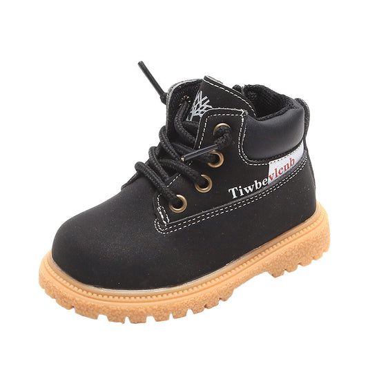 Baby & Toddler Fall Leather Martin Boots Baby Shoes Toddler Fall Boy Martin Boots | Ectron Online