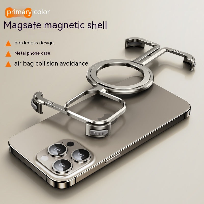Metal Airbag Anti-fall Shell Phone Case Protective Shock Absorption Aerospace Grade Aluminum Holder Cover - Ectron Online