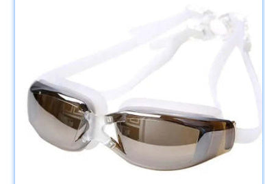 Anti-fog HD Large Frame Electroplating Swimming Goggles