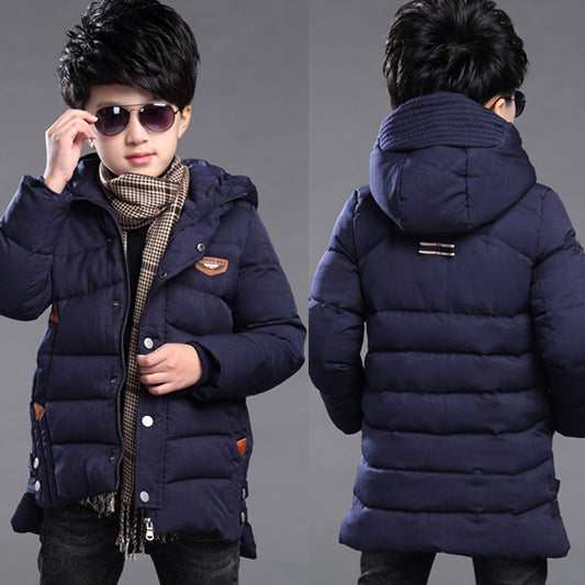 Boys' Hooded Padded Jacket Boy's hooded padded padded jacket | Ectron Online