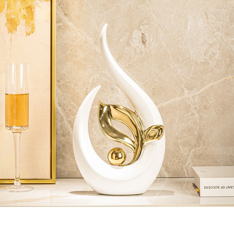 Modern Minimalist Living Room Home Entryway Display Cabinet Ceramic Crafts - Ectron Online