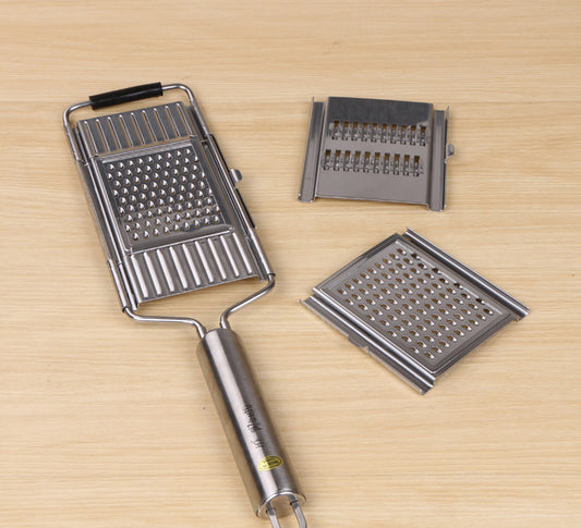 Stainless Steel Grater - Multi-Use Vegetable & Fruit Slicer