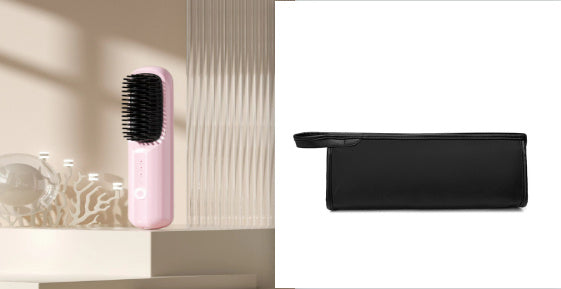 LCD USB Charging Ceramic Heating Electric Portable Straight Comb
