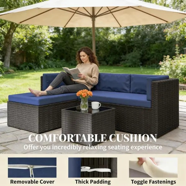 Outdoor Back-Yard Patio Furniture Set | Stylish Garden Seating