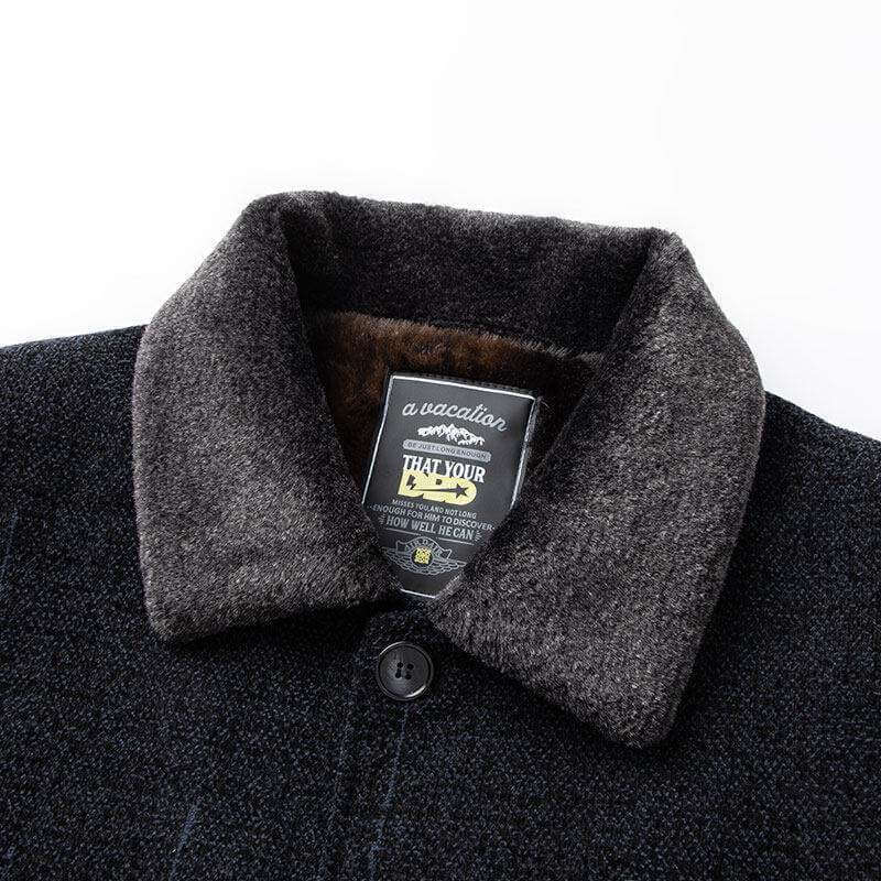 Daddy Fleece-Lined Thickened Chenille Cotton Padded Coat Fleece-lined Thickened Chenille Cotton-p | Ectron Online