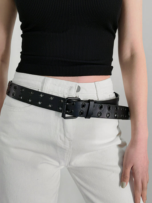 Grommet PU Leather Belt - Stylish & Durable Fashion Accessory Belt | Ectron Online