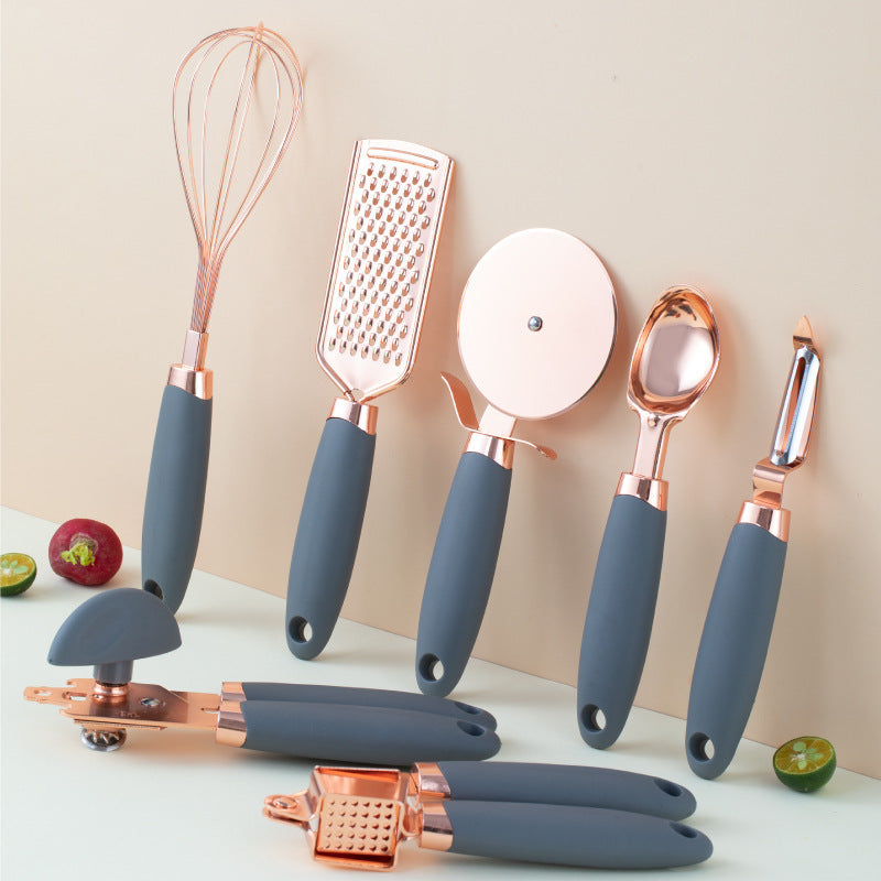 Kitchen Household Peeler Gadget Copper Plating Set - Ectron Online