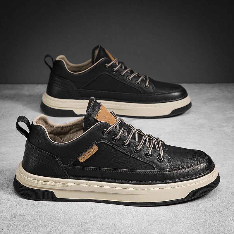 Men's Casual Leather Shoes Waterproof Business Suit