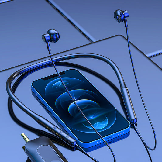 Wireless Monitoring Headset Net Red Vibrato Live Broadcast Noise Reduction Hanging Neck Sound Card Dedicated Anchor With Goods Ear Back Bluetooth Headset - Ectron Online