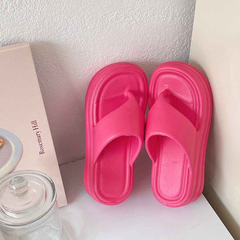 Outdoor Wear Deodorant Cross-border Hot Sale EVA Thick Bottom Wear-resistant Indoor Slippers