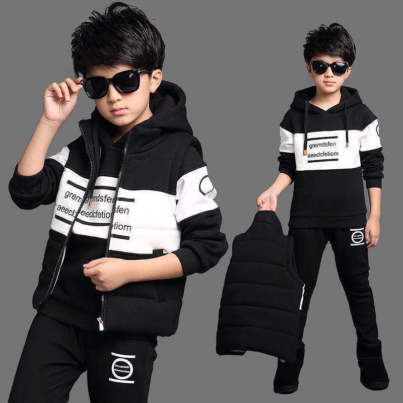 Boys' Casual Sports Suit | 3-Piece Set Boys Clothes Sport Suit Casual Boys Clot | Ectron Online