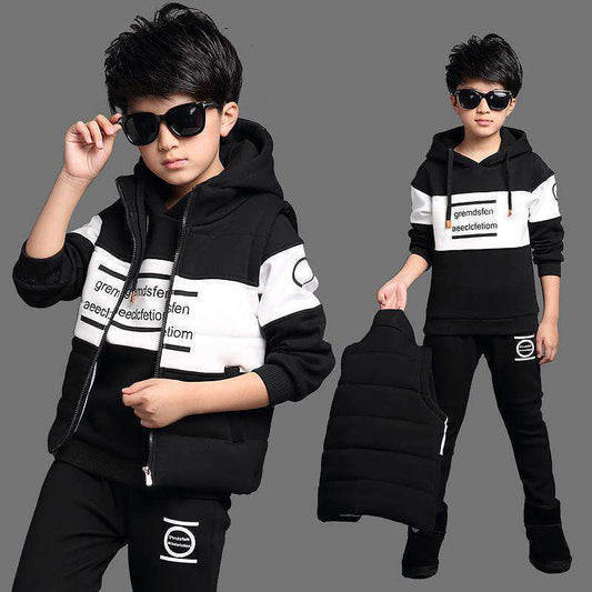 Boys' Casual Sports Suit | 3-Piece Set Boys Clothes Sport Suit Casual Boys Clot | Ectron Online