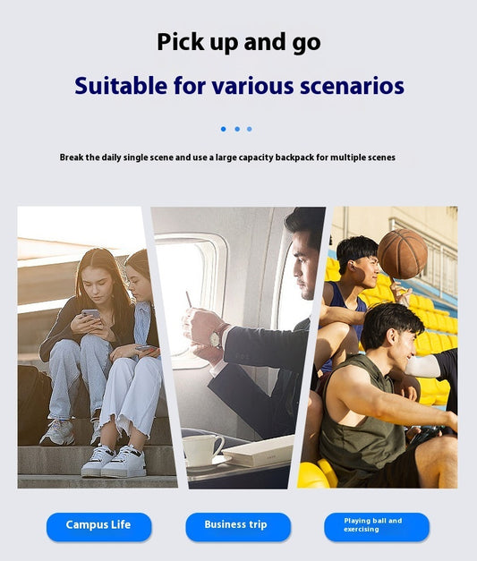 Large Capacity Backpack for Men's Commuting A Large Capacity Backpack For Men's Comm | Ectron Online