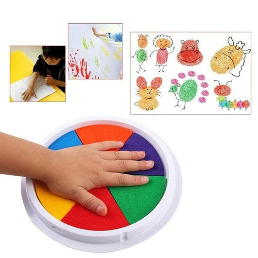 Kindergarten Graffiti Palm Painting Ink Pad Children's DIY Finger Painting Ink Pad - Ectron Online