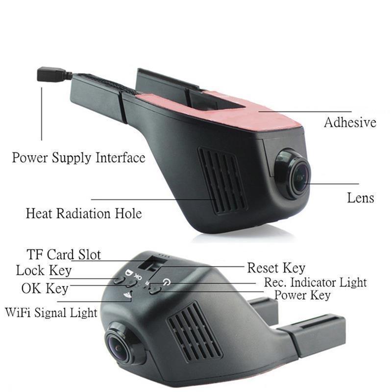 HD 1080P WiFi Dash Cam with Superior Night Vision