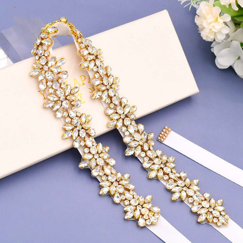 Handmade Luxury Rhinestone Sequin Belt