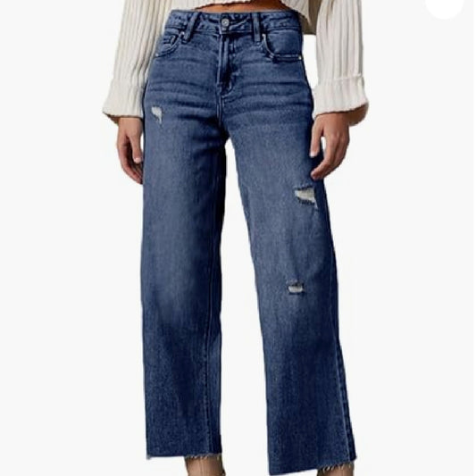 Women's High Waisted Loose Jeans Women's High Waisted Loose Jeans | Ectron Online