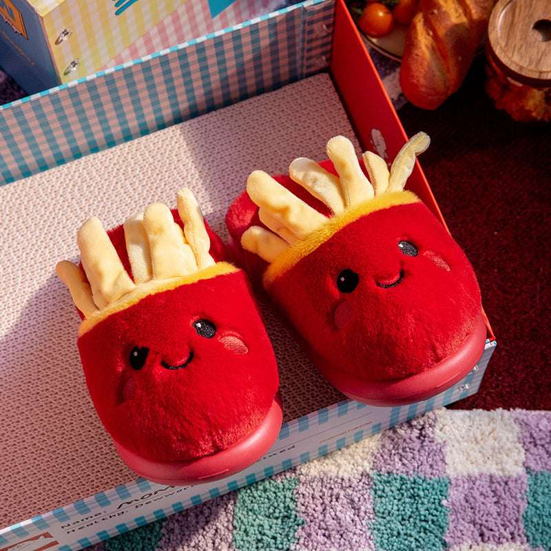 New Indoor Home Cute Cotton Slippers Women