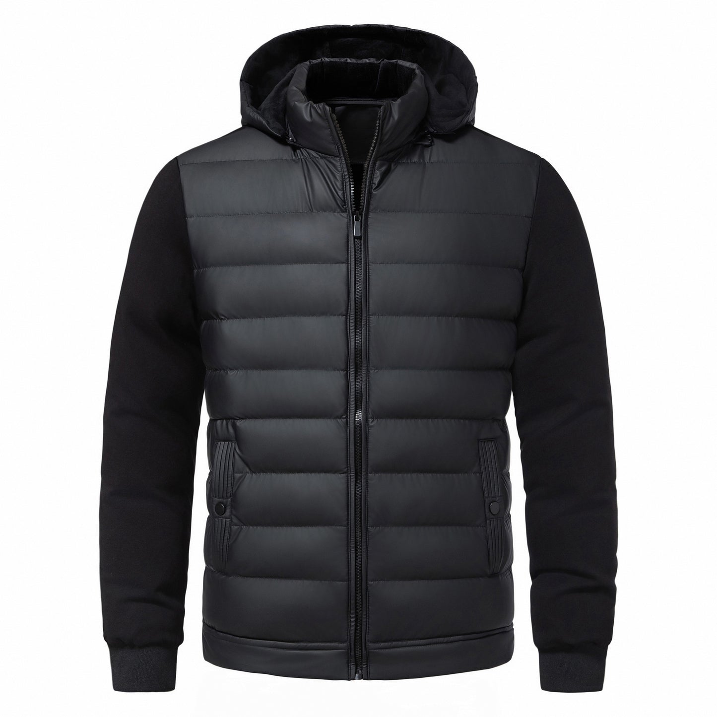 Winter New Men's Loose All-matching Casual Hooded Coat