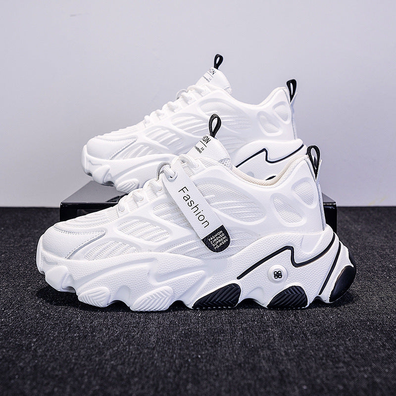 Women's sneakers with thick soles