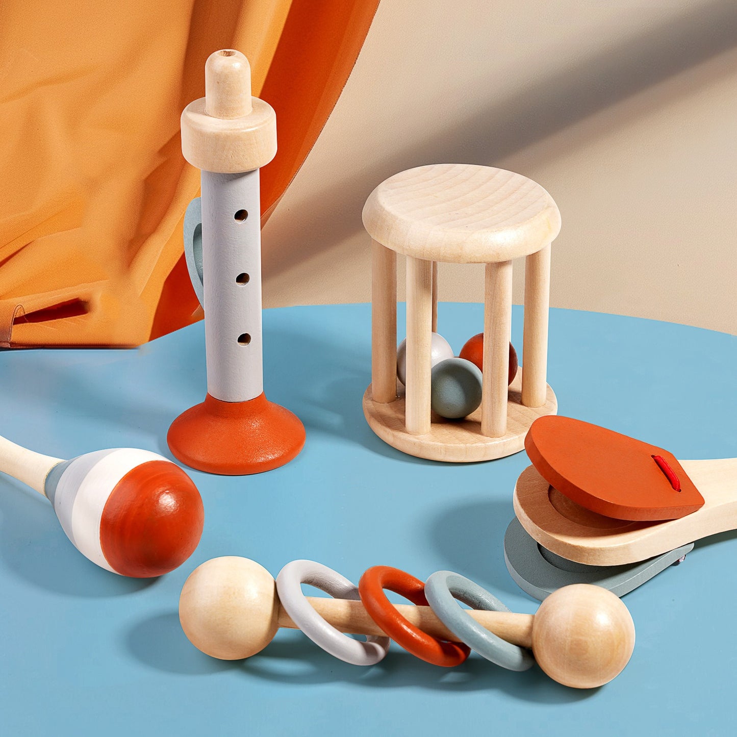 5-Piece Baby Musical Instruments Montessori Musical Sensory Toys for Toddlers - Ectron Online