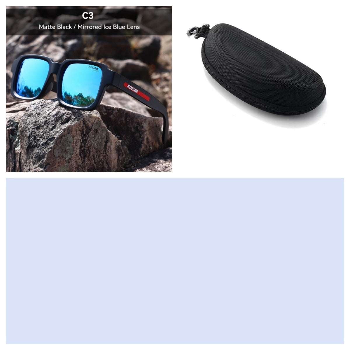 TR90 Colorful Polarized Sunglasses Square