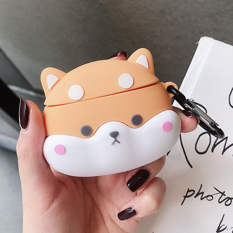AirPods 5th generation silicone wireless Bluetooth earphone protective case suitable for Apple Pro 2nd generation cute box - Ectron Online