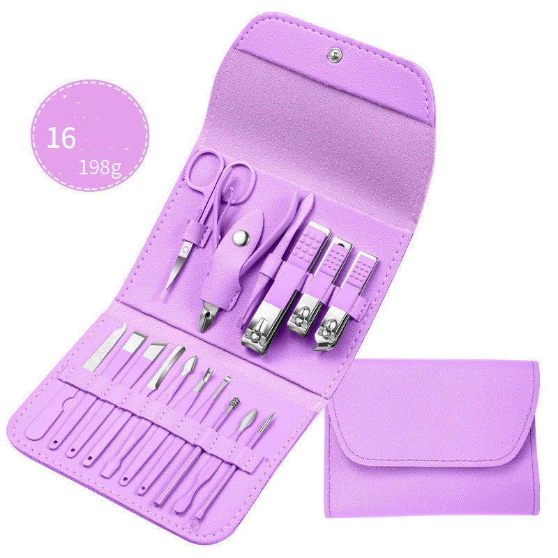 Professional Scissors Nail Clippers Set Ear Spoon Dead Skin Pliers Nail Cutting Pliers Pedicure Knife Nail Groove Trimmers - Ectron Online