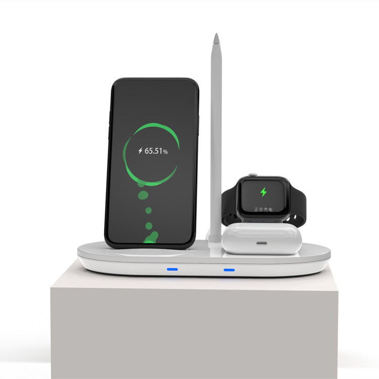 Three-In-One Wireless Charger 10W Mobile Phone Wireless Charging Four-In-One Wireless Charging Stand - Ectron Online