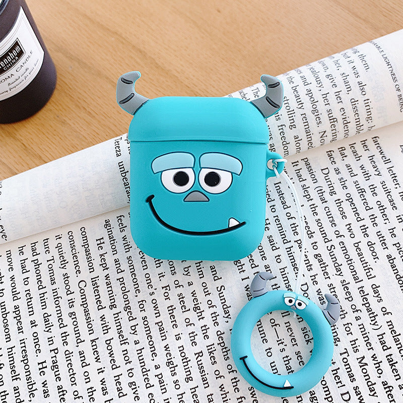AirPods 5th generation silicone wireless Bluetooth earphone protective case suitable for Apple Pro 2nd generation cute box - Ectron Online