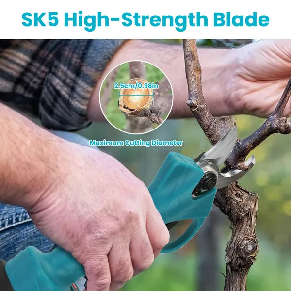 4-in-1 Electric Pole Pruning Shears & Pole Saw | 7 Adjustable Angles