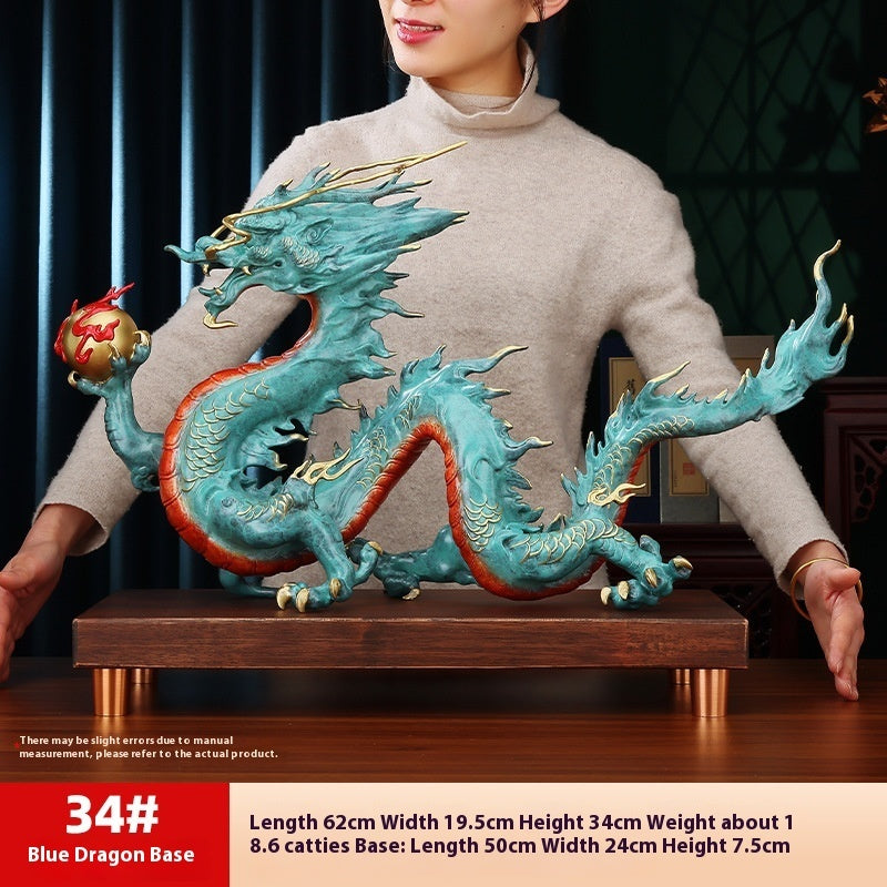 Household Brass Longteng Four Seas Ornament Decoration - Ectron Online