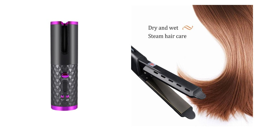 Portable Automatic Wireless Usb Charging Mini Curling Iron - Ectron Online