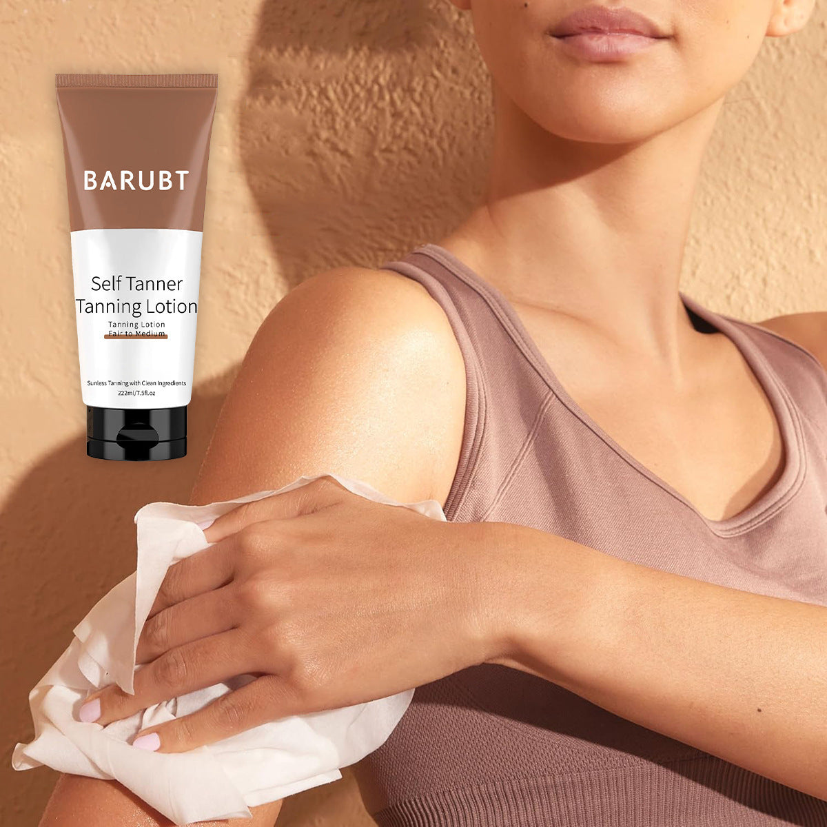 Self-drying Sun Tanning Body Lotion Neck Cream