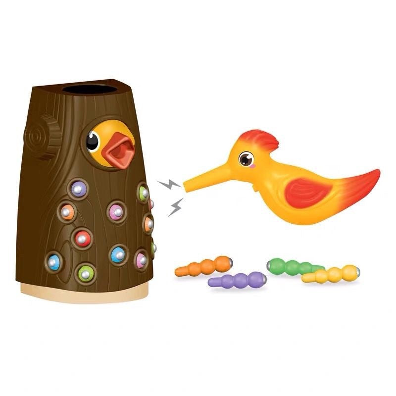 Woodpecker Toys Fishing And Insect Catching Games Intelligence Development Early Childhood Education Magnetic Toys Hand Eye Coordination - Ectron Online