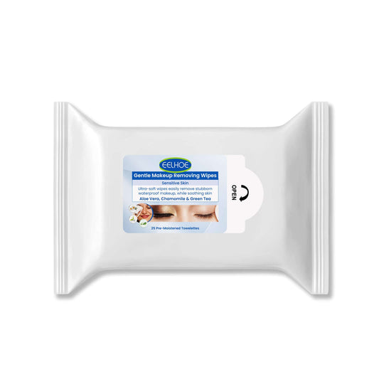 Gentle Makeup Remover Wipes - Deep Cleansing for Face, Eyes & Lips